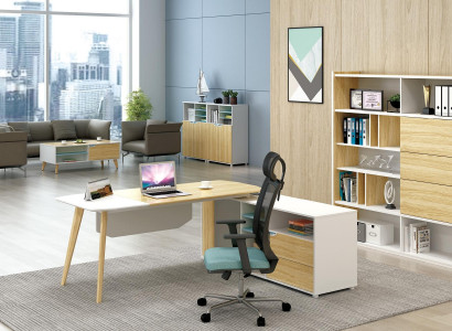 Table & Filing cabinet Office Furnishings 2 pcs. Chef Shelf Set Desk